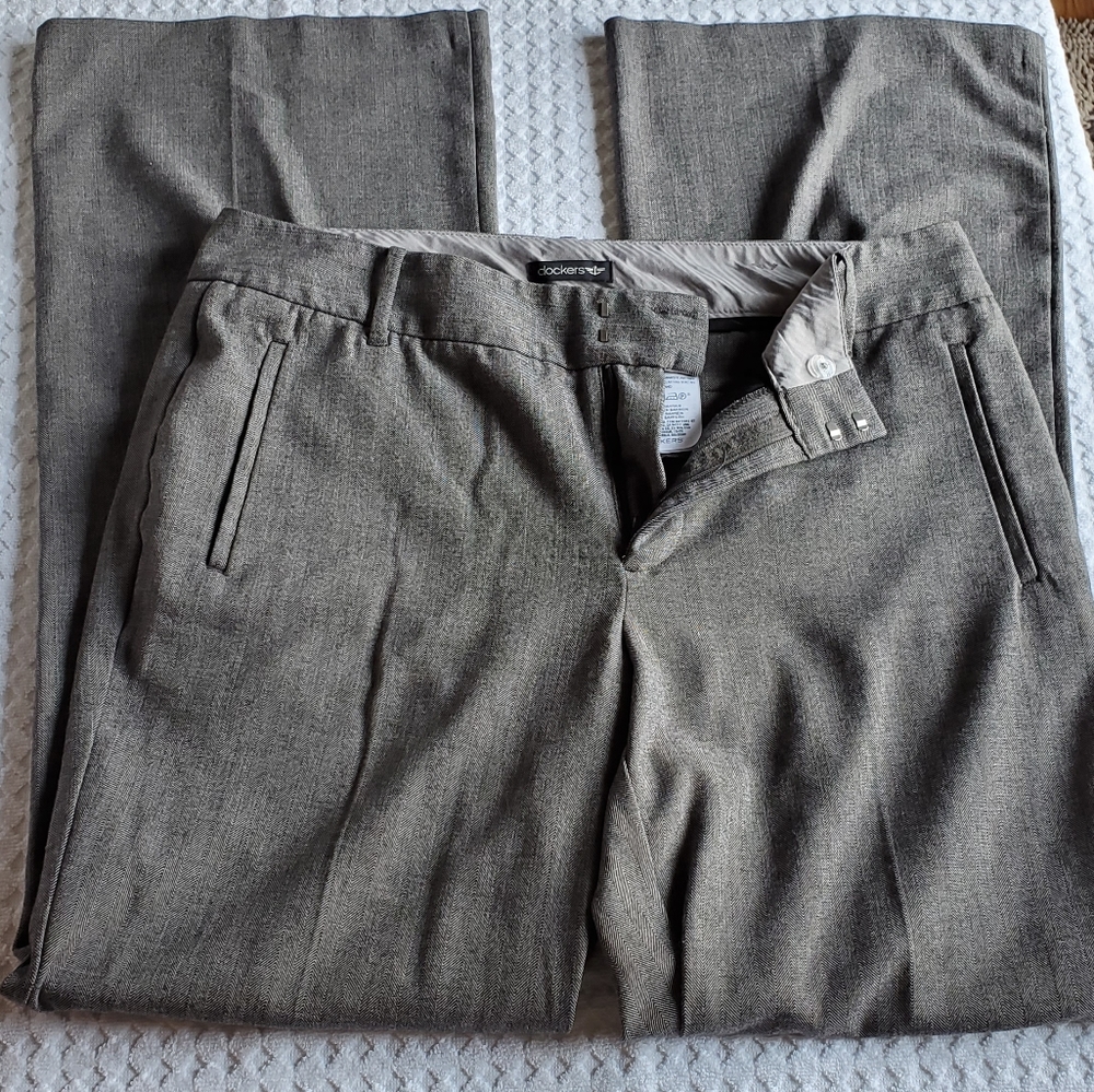 Dockers Grey Office Pants 12 M